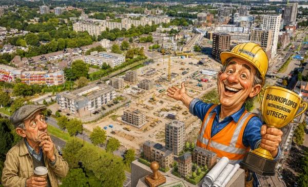 Nieuwegein bouwt harder dan de rest van de provincie