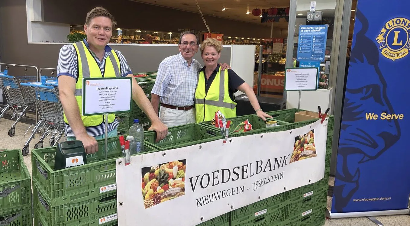 Lionsclub actie Voedselbank