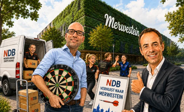 Nederlandse Darts Bond verhuist met bondskantoor en toernooien naar Merwestein
