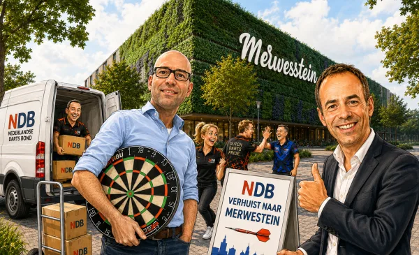 Nederlandse Darts Bond verhuist met bondskantoor en toernooien naar Merwestein