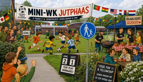 Mini WK in Jutphaas moet wijk samenbrengen met voetbal, eten en gezelligheid