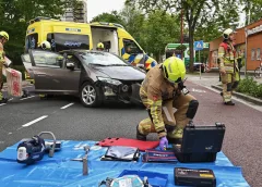 Grote inzet hulpdiensten na aanrijding