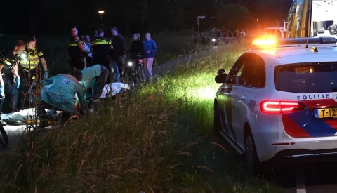 Meisje met spoed naar UMC na ongeval op fietspad bij Parkhout