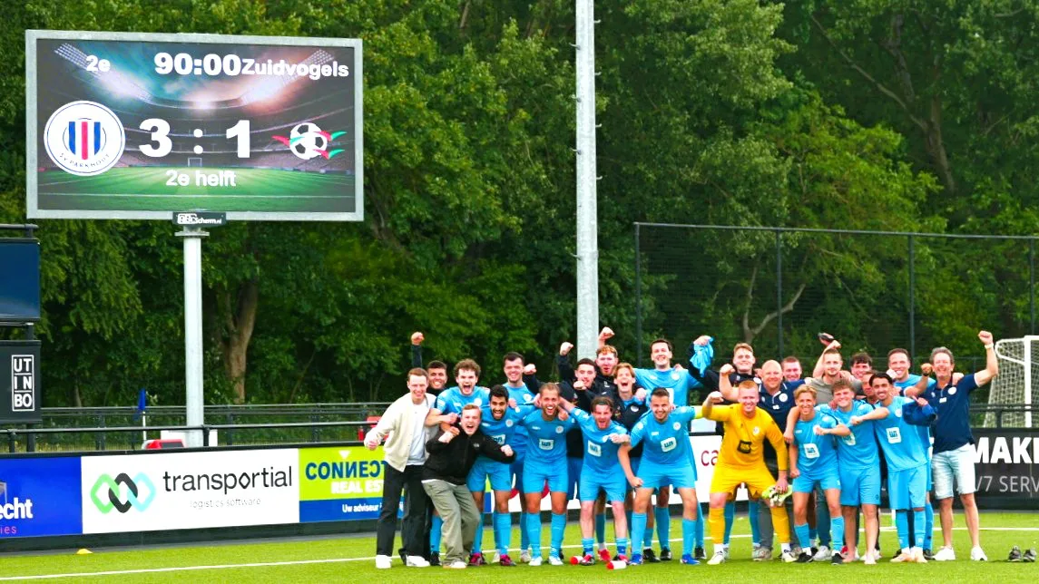 Parkhout wint van Zuidvogels