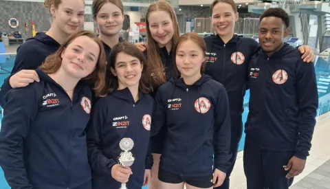 Aquarijn stunt op NK schoonspringen, Nieuwegeinse ploeg klimt naar plek twee van Nederland
