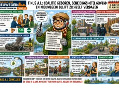 Tinus A.I: ‘Coalitie geboren, scheidingshotel geopend en Nieuwegein blijft zichzelf verbazen’
