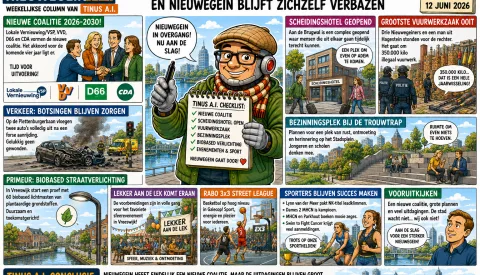 Tinus A.I: ‘Coalitie geboren, scheidingshotel geopend en Nieuwegein blijft zichzelf verbazen’