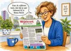 De wijkkrant voor de wijk Batau-Noord is weer uit
