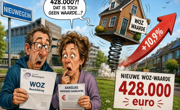 WOZ-waarde in Nieuwegein stijgt naar gemiddeld 428.000 euro