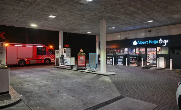Brandweer rukt uit voor rookontwikkeling bij nieuw OK-tankstation aan de Richterslaan