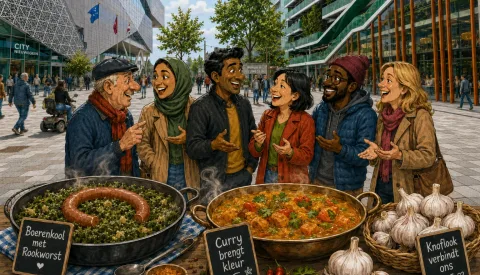Curry verdringt de boerenkool nog niet, maar Nieuwegein verandert wel