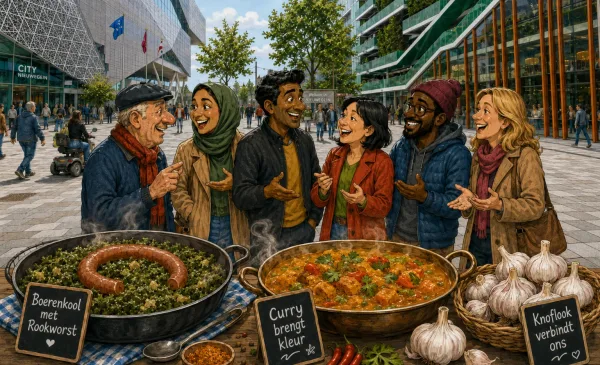 Curry verdringt de boerenkool nog niet, maar Nieuwegein verandert wel