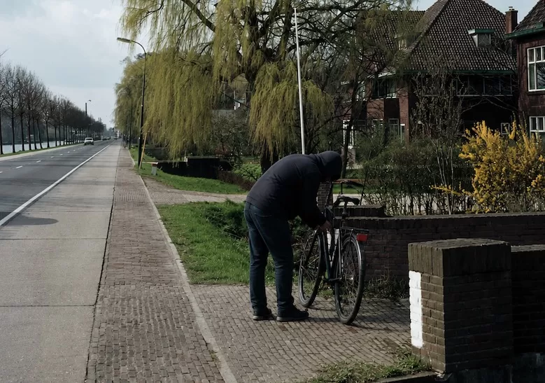 Fietsendief