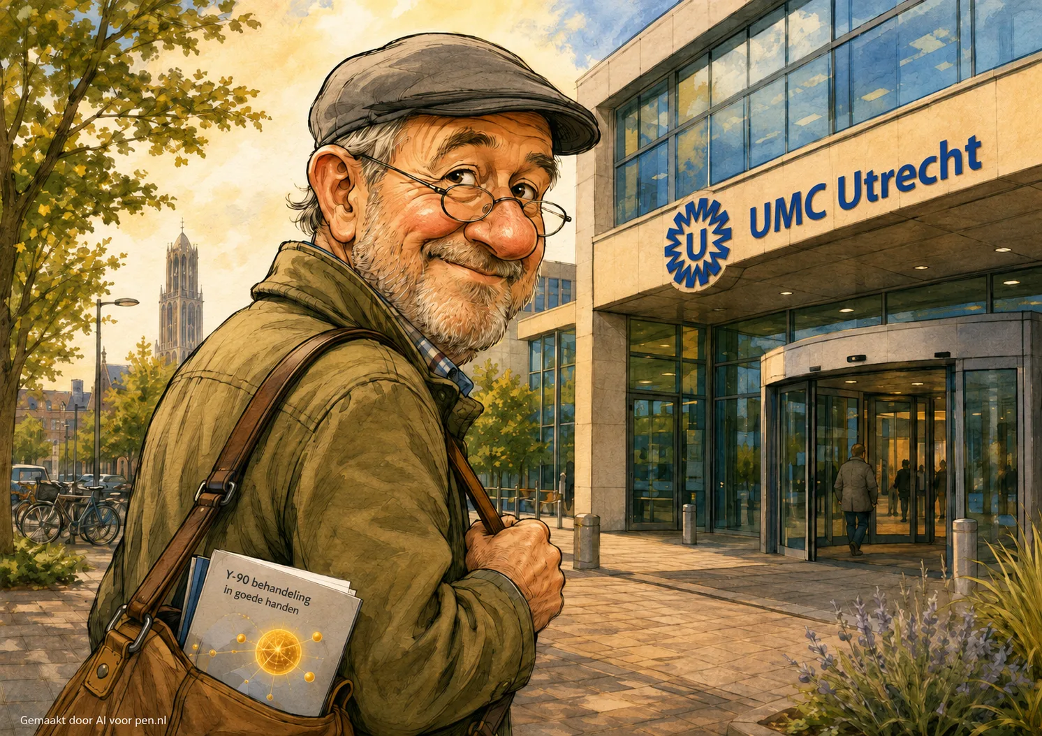 Jan stapt het UMC binen