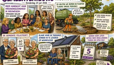 Het gemeentenieuws voor deze week