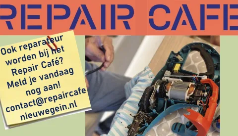 Repair Café Nieuwegein ook open tijdens de zomervakantie