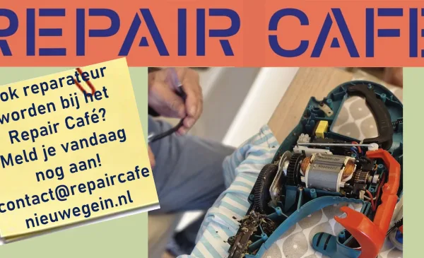 Repair Café Nieuwegein ook open tijdens de zomervakantie