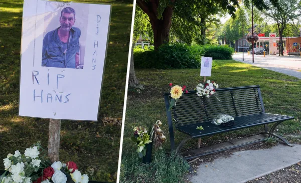 Bekende Nieuwegeiner ‘DJ Hans’ (62) herdacht bij zijn vaste bankje