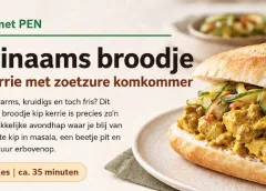 Koken met PEN: ‘Surinaams broodje kip kerrie’