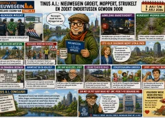 Tinus A.I: ‘Nieuwegein groeit, moppert, struikelt en zoekt ondertussen gewoon door’