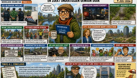 Tinus A.I: ‘Nieuwegein groeit, moppert, struikelt en zoekt ondertussen gewoon door’