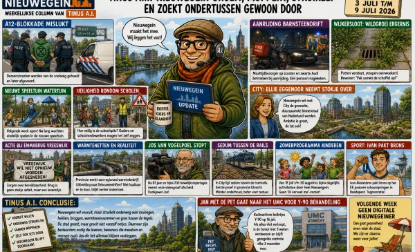 Tinus A.I: ‘Nieuwegein groeit, moppert, struikelt en zoekt ondertussen gewoon door’