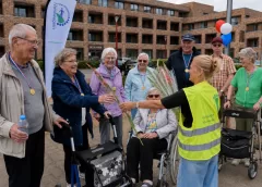 Geen Via Gladiola, wel gladiolen: bewoners De Dichter lopen eigen Vierdaagse